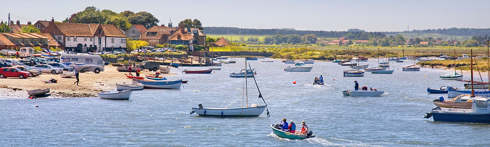 Boating at Burnham Overy Staithe