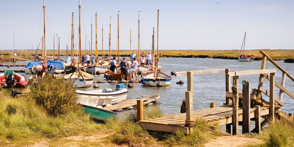 Sailing on the Norfolk coast