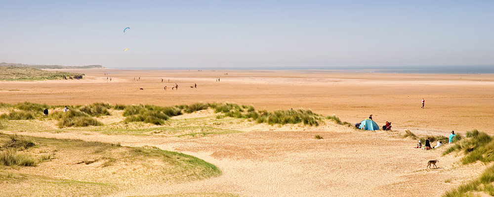 Holkham beach sand dunes