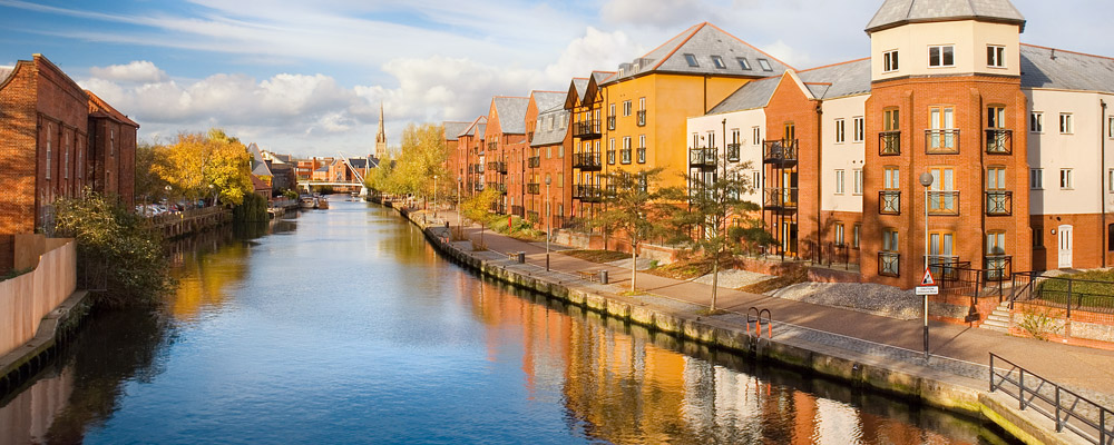 Riverside complex runs along the River Wensum in Norwich