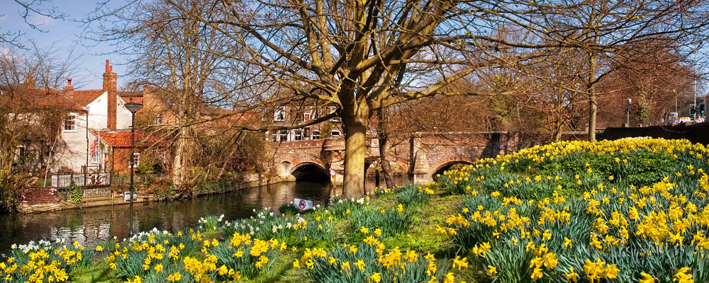 Bishop Bridge in Norwich