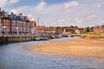 Blakeney Quay at low tide