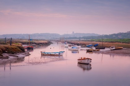 Sunrise at Morston harbour