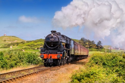 Enjoy a ride on the Poppyline stream train