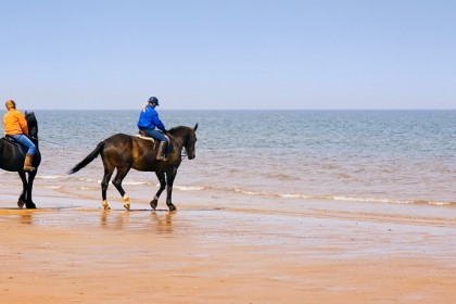 Horseriding on Holkham beach