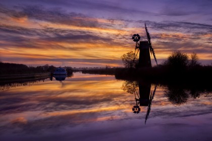 turf-fen-mill-sunset