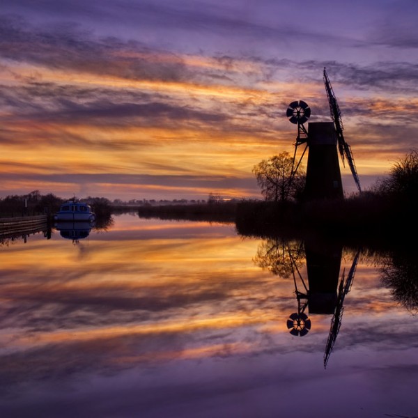 turf-fen-mill-sunset