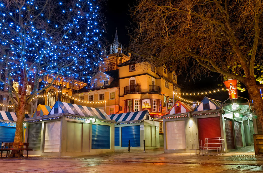 Norwich Market at Christmas Scenic Norfolk