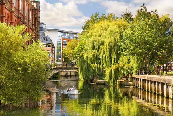 Walking along the River Wensum in Norwich